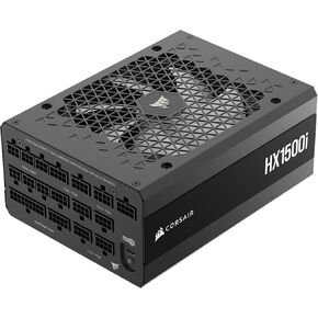 CORSAIR HX1500i (2025) Fully Modular Ultra-Low Noise ATX Power Supply with 12V-2x6 Cable – ATX 3.1 & PCIe 5.1 Compliant, Cybenetics Platinum Efficiency, Fluid Dynamic Bearing Fan – Black