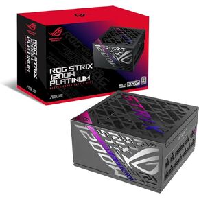 ASUS ROG Strix 1200W Platinum (Fully Modular Power Supply, 80 Plus Platinum Certified, ATX 3.1, GaN MOSFET, GPU-First Intelligent Voltage Stabilizer, 10-Year Warranty)