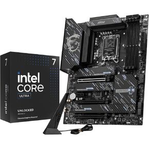 Micro Center CPU Motherboard Combo-Intel Ultra 7 265KF 20 CORES معالج سطح المكتب مع Pro Z890-P WiFi Proseries LGA 1851 ATX Motherboard