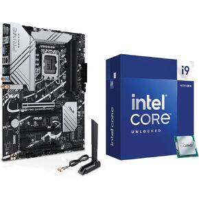MICRO CENTER CPU Motherboard Combo - Intel i9-14900K 14th Gen 24-Cores LGA 1700 Desktop Processor with ASUS Z790 Gaming WIFI7 Motherboard