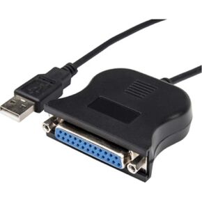 Rocstor Premium 4 ft Parallel Printer Adapter - USB - DB25 Parallel - Type A Male USB DB25F to USBA