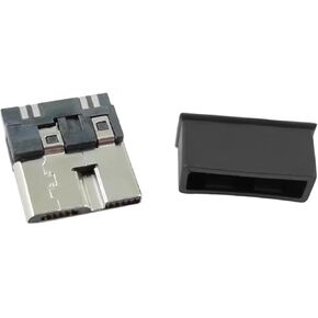 500pcs غطاء الغبار لـ USB3.0 إلى Micro-B Mobile Disk Diss Cover Cover Micro B Cable Clip (Black) in Saudi Arabia