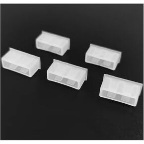 500pcs غطاء الغبار لـ USB3.0 إلى Micro-B Mobile Disk Diss Cover Cover Micro B Cable Clip (Black)