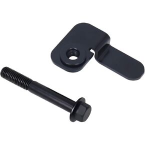 Adasidy Front Track Bar Bolt and Flag Nut Retainer Compatible with Jeep Wrangler TJ 1997-2006, Cherokee XJ 1984-2001, Grand Cherokee ZJ 1993-1998 Replaces 6504449(black-1pcs)