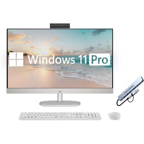 HP 27" FHD Touch-Screen All-in-One Computer, 12-Cores Intel Core Ultra 7, 64GB DDR5 RAM 2.5TB Storage (2TB SSD+512GB Docking Station Set), Windows 11 Pro with Microsoft Office Included, White