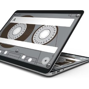 Compatible with MacBook Pro 16" M3/M4 (A2991/A3403) - Skin Decal Protective Scratch Resistant Vinyl Wrap - Retro Cassette Tape V4