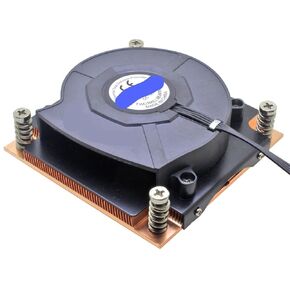 1U Server CPU Cooler 8015 Blower Cooling Fan Copper heatsink for LGA 1150 1151 1155 1156 Industrial Computer Cooling