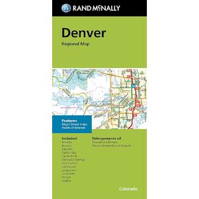 Rand McNally Folded Map: Denver Regional Map