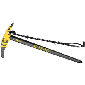 GRIVEL G Zero Black ice Axe c/Long EVO 66 cm CE Mountaineering Pilots, Unisex Adults, 66