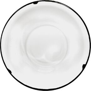 BCD Classic Primitive Enamelware Basin - Vintage-Style Metal Bowl for Kitchen, Camping, and Everyday Use – Chip-Resistant & Easy to Clean