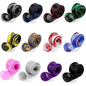 12PCS Fishing Rod Sleeve Without Lanyard - Fishing Pole Sleeve Fishing Rod Cover for Baitcasting Rod, Casting Rod, Sea Fishing Rod, Fly Rod and Sea Fishing Rod-Fishing Rod Sock