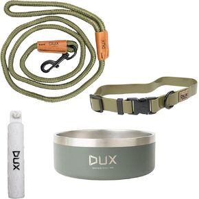 Dux Dog Training Bundle - المصد ، المقود ، وعاء من الياقات