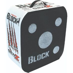 GenZ Youth Open Archery Arrow Target - Patented Open Layer Design, Easy Arrow Removal, Great Visibility, Lightweight, Easy to Transport, Two