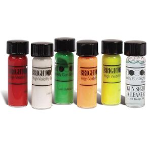 TRUGLO GLO-Brite Hi-Visibility Gun Sight Coatings/Paint Kits for Gun Sights, Adjustment Knobs | Adheres to Metal, Plastic, and Many Other Materials