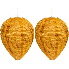 Gardening Waterproof Hanging Nest Decoy Decoration for Patio, Garden, Porch, Deck, Yard - 2 Packs