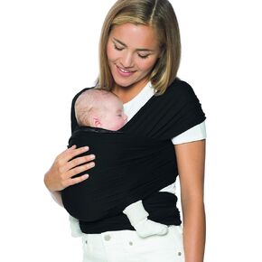 غطاء حمل الطفل Aura من Ergobaby المستدام للأطفال حديثي الولادة وحتى الأطفال الصغار (8-25 كجم)، خطوط رمادية in Kuwait