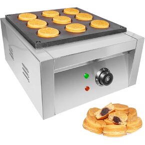 GorillaRock Red Bean Cake Machine | Electric Obanyaki Grill | 9 Pcs | Heating Red Bean Cake Maker | 110V