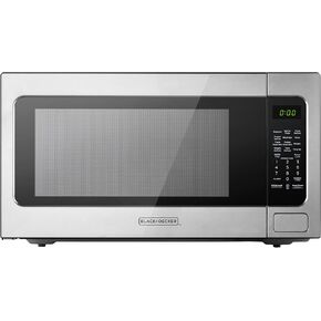 BLACK+DECKER Countertop Microwave Oven 2.2 Cu Ft, 1200w Microwave with Smart Sensor & 10 Power Levels, Child Lock & 9 Express Cook Presets