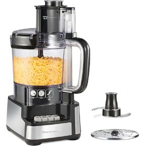 Hamilton Beach Stack & Snap Food Processor and Vegetable Chopper ، BPA Free ، Fethel Stains Steel ، 12 Cup Bowl ، 2 سرعات 450 واط ، أسود (70725 أ)