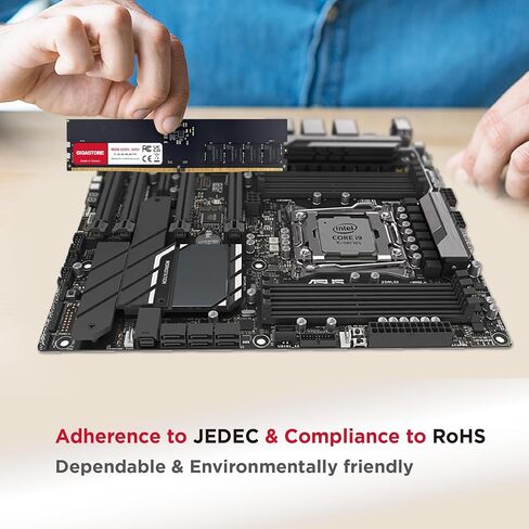 【DDR5 RAM】 GIGASTONE Desktop RAM 64GB (2x32GB) DDR5 RAM 64GB DDR5-5600MHz PC5-44800 CL46 1.1V 288 Pin Non- ECC Unbuffered UDIMM for PC Computer Desktop Memory Module (Desktop ONLY) in Saudi Arabia