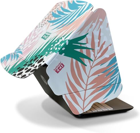 Laptop Sun Shade (M, Tropical), SunShader Eco, Recyclable Multi-Layered Cardboard Laptop Sun Shade for Working Outside & Privacy Screen - Patent 10963010 in Saudi Arabia