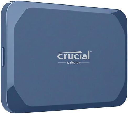 Crucial X10 4TB Portable SSD, Up to 2,100MB/s, USB 3.2 USB-C, External Solid State Drive, Compatible with Windows, Mac & Android, Durable Storage for Games, Photos & Files, Blue - CT4000X10SSD9-02 in Saudi Arabia