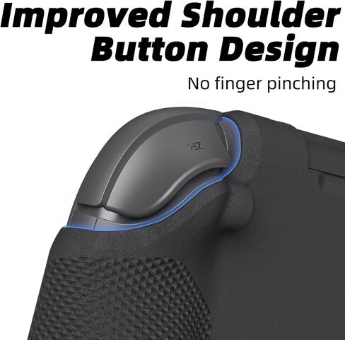 by Skull & Co. StandGrip Front Cover Bundle for Nintendo Switch 2: Protective Case with Textured Grips Full Protection and Hard-Shell Front Cover Handheld Design - Smoky Black in Kuwait