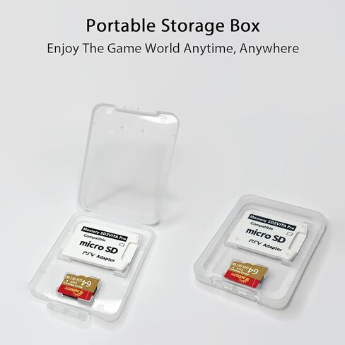 SD2VITA 6.0 PS VITA محول بطاقة الذاكرة مع بطاقة MICRO 64GB MICRO ، MicroSDXC UHS-I بطاقة ذاكرة فلاش مع محول بطاقة PSV Micro SD لـ PSV 1000/2000 PSTV FW 3.60 HENKAKU ENSO SYSTEM in Kuwait