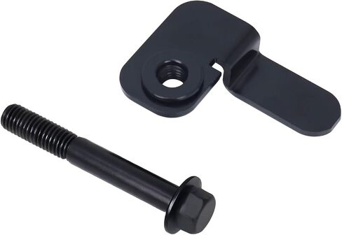 Adasidy Front Track Bar Bolt and Flag Nut Retainer Compatible with Jeep Wrangler TJ 1997-2006, Cherokee XJ 1984-2001, Grand Cherokee ZJ 1993-1998 Replaces 6504449(black-1pcs) in Saudi Arabia
