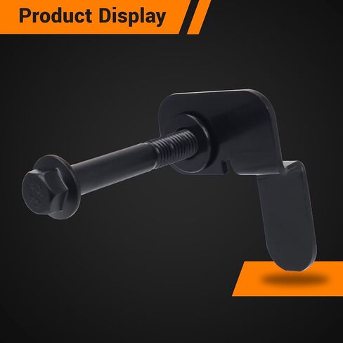 Adasidy Front Track Bar Bolt and Flag Nut Retainer Compatible with Jeep Wrangler TJ 1997-2006, Cherokee XJ 1984-2001, Grand Cherokee ZJ 1993-1998 Replaces 6504449(black-1pcs) in Saudi Arabia