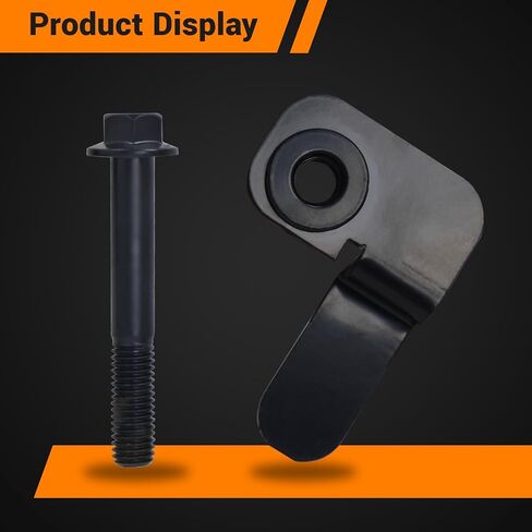 Adasidy Front Track Bar Bolt and Flag Nut Retainer Compatible with Jeep Wrangler TJ 1997-2006, Cherokee XJ 1984-2001, Grand Cherokee ZJ 1993-1998 Replaces 6504449(black-1pcs) in Saudi Arabia