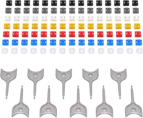 7 PCS RJ45 قفل المنفذ مع مفتاح واحد ، قفل RJ45 Port/Dust Protector ، RJ45 غلاف الغبار واقي توصيل المنفذ ، متوافق مع الكمبيوتر ، التلفزيون ، جهاز التوجيه ، الأجهزة الأخرى RJ45 (1pcs لكل لون) in Kuwait