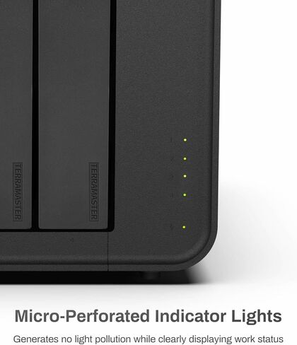 TERRAMASTER F4-424 Pro NAS Storage - 4Bay Core i3-N305 8-Core 8-Thread CPU, 16GB DDR5 RAM, 2.5GbE Port x 2, Network Attached Storage Peak Performance for Business (Diskless) in Kuwait