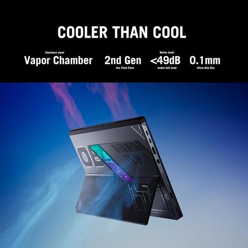 ASUS ROG Flow Z13 (2025) Gaming Laptop, 13" ROG Nebula 16:10 2.5K 180Hz/3ms, AMD Ryzen AI MAX+ 395, RDNA 3.5 Graphics, 128GB LPDDR5X 8000MHz, 1TB PCIe Gen 4 SSD, Wi-Fi 7, Win 11 Pro, GZ302EA-XS99 in Saudi Arabia