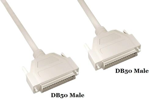 combucablePlususa.com SCSI Serisl Cable DB50 to DB50 ، 1: 1 ، محمية ، مقولبة ، بيج (ذكر إلى ذكر ، 10 أقدام) in Kuwait