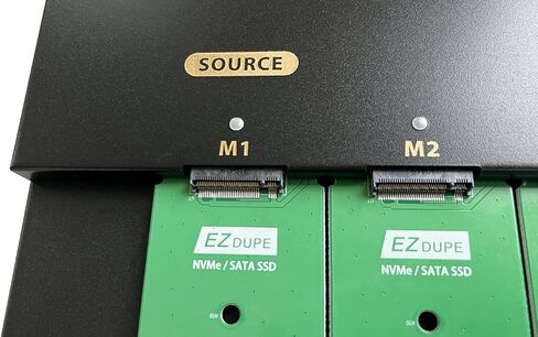 EZ Dupe من 1 إلى 9 M.2 NVME Cyclone Pro Duplicator - 36 جيجابايت/دقيقة - COLIER و ERASER/مطهر متعددة PCIE M2 ، 2.5/3.5 بوصة SATA HDD DISK ومحركات أقراص SSD الصلبة (DM -HE6-5M09PP) in Kuwait