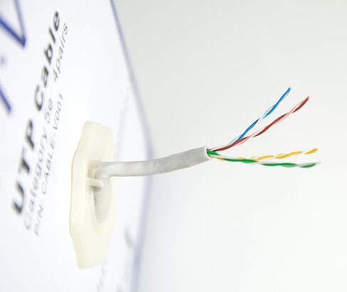 VIVO 1,000ft Bulk Cat5e Wire, CCA Ethernet Cable, 24 AWG, UTP Pull Box, LAN Network, Gray, CABLE-V001 in Saudi Arabia