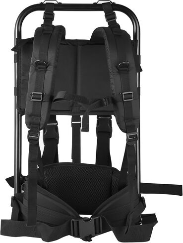 External Frame Hiking Backpack - Foldable Aluminum Hunting Pack Frame │ 60kg Load Capacity │ Adjustable Top Frame & Breathable Mesh For Camping, Hiking, Travel (Camouflage) in Saudi Arabia