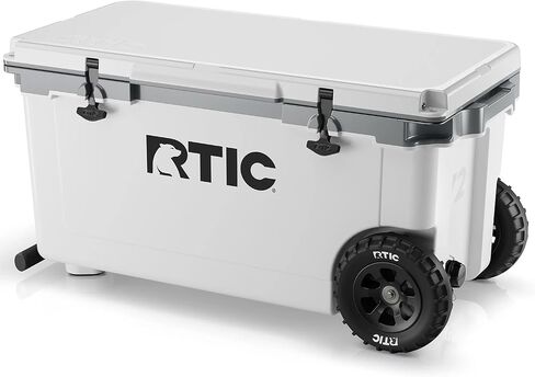 RTIC 72 Quart Ultra-Light Wheeled Cooler Hard Insulated Portable Ice Chest Box for Beach, Drink, Beverage, Camping, Picnic, Fishing, Boat, Barbecue, 30% Lighter Than Rotomolded Coolers in Saudi Arabia