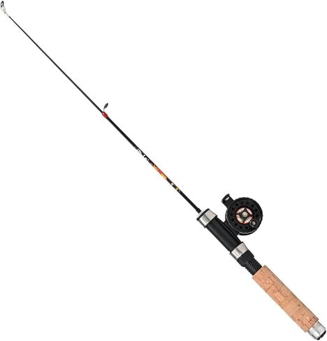1 Set Fishing Rod with Fishing Reel Short Portable Winter Outdoor Ice in Kuwait