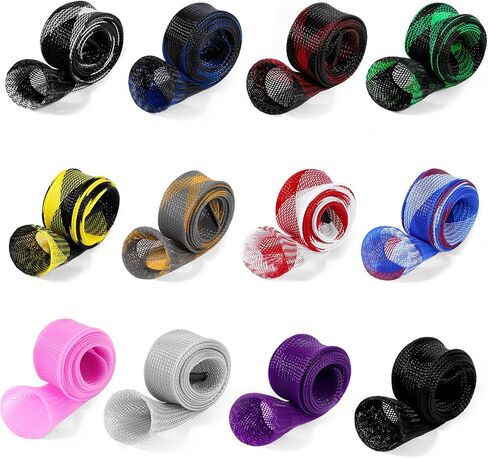 12PCS Fishing Rod Sleeve Without Lanyard - Fishing Pole Sleeve Fishing Rod Cover for Baitcasting Rod, Casting Rod, Sea Fishing Rod, Fly Rod and Sea Fishing Rod-Fishing Rod Sock in Saudi Arabia
