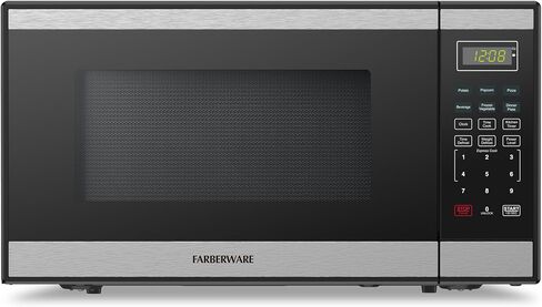 Farberware 1.1 Cu. Ft. 1000-Watt Microwave Oven Digital Control, 10 Power Levels, One-Touch Cooking, Defrost, Child Safety Lock, White in Saudi Arabia