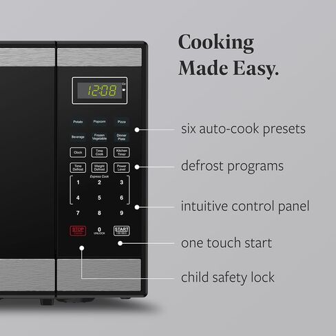 Farberware 1.1 Cu. Ft. 1000-Watt Microwave Oven Digital Control, 10 Power Levels, One-Touch Cooking, Defrost, Child Safety Lock, White in Saudi Arabia