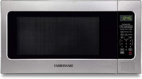 Farberware 1.1 Cu. Ft. 1000-Watt Microwave Oven Digital Control, 10 Power Levels, One-Touch Cooking, Defrost, Child Safety Lock, White in Saudi Arabia