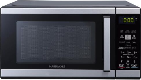 Farberware 1.1 Cu. Ft. 1000-Watt Microwave Oven Digital Control, 10 Power Levels, One-Touch Cooking, Defrost, Child Safety Lock, Black in Saudi Arabia
