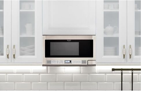 Sharp 1.5 Cu. Ft. 1100W Over-the-Counter Microwave in Stainless Steel in Saudi Arabia