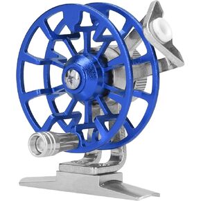 CHICIRIS Portable Aluminum Alloy RightHanded Ice Fishing Wheel Fly Reel for LaborSaving Fishing Accessory Lightweight and Tackle for Enthusiasts