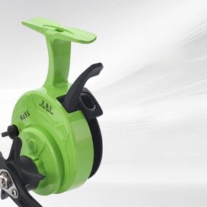 plplaaoo Ice Fishing Reel Raft Fishing Wheel Front Fishing Wheel Manual Dialing Automatic Line Release Strong Controllability for Ice Fishing Raft Fishing Plastic 14cm 187g