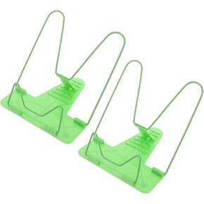 2Pcs Adjustable Multi Purpose Reading Bookshelf Support Stand for Home Study Lightweight and Portable Angle Adjustable from to Reading Rack