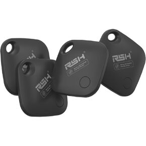 تعمل علامة Air for Android 4 Pack Luggage Tracker مع Google Find My Device App و Bluetooth Tracker Key Finder وموقع العناصر للأمتعة وحقائب الظهر وحقائبهم وبطارية قابلة للاستبدال